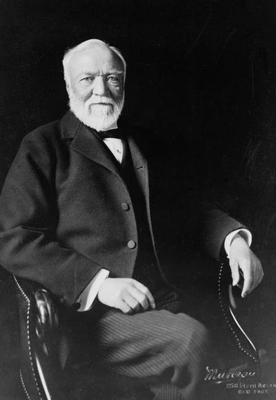 Portrait of Andrew Carnegie