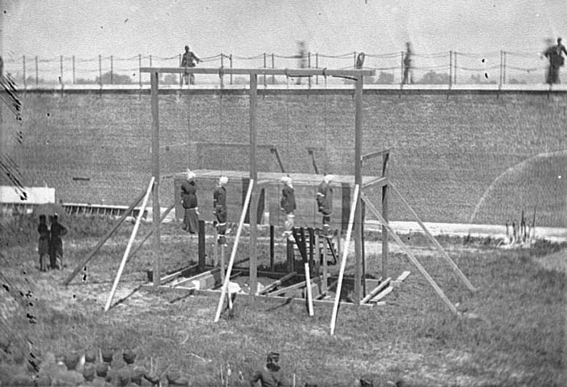 Hanging of Booth's Co-conspirators