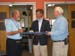 Burnett receives gift