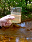 Sampling acidic waters from abandoned coal mines