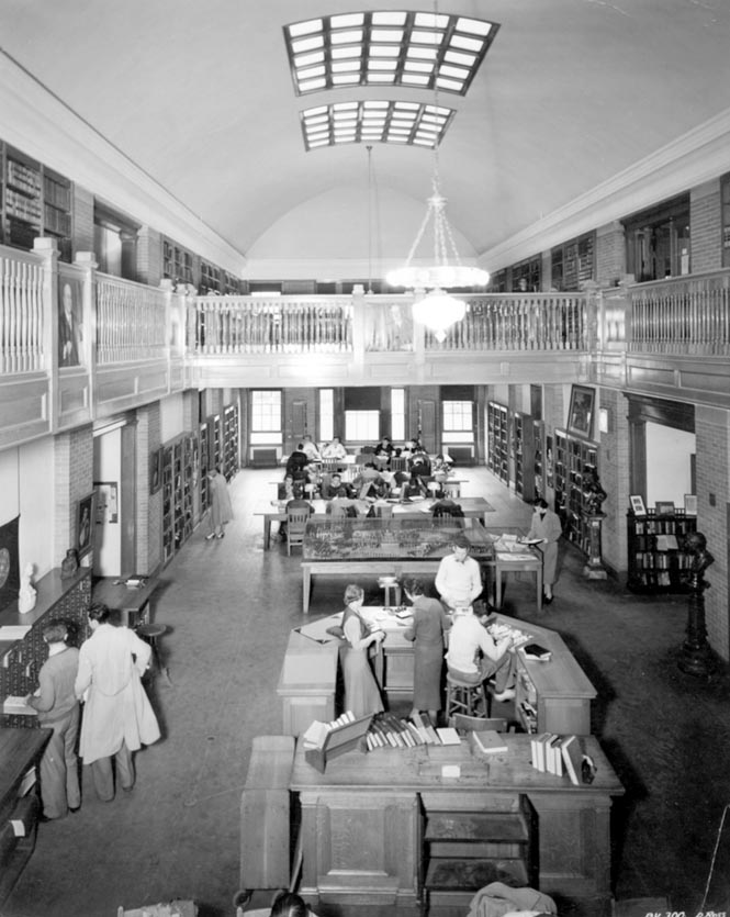 Reading Room in 1945