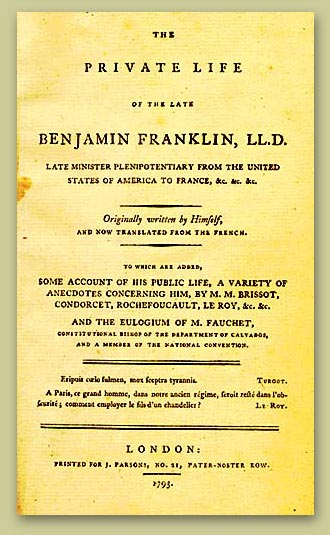 Private Life of Benjamin Franklin