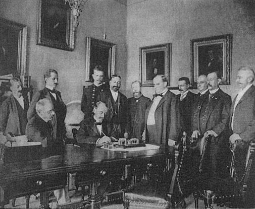 Signing of the Peace Protocol