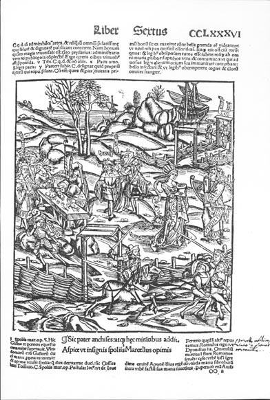 Woodcut from the Aeneid