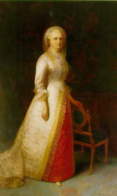 Portrait of Martha Washington by Gilbert Stuart