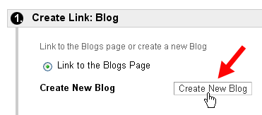 Create New Blog