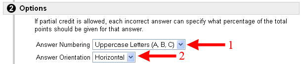 Question Options