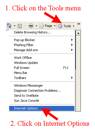 Internet Options