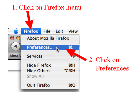 Firefox 3 for the Mac - Preferences