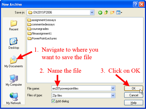 Name the ZIP file