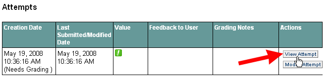 View Student Assignment Details