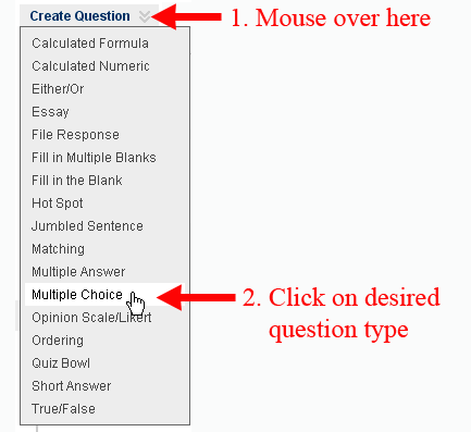 Add Multiple Choice Question