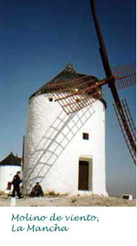 Molino de viento, La Mancha