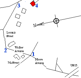 Map to Tunstin Theatre