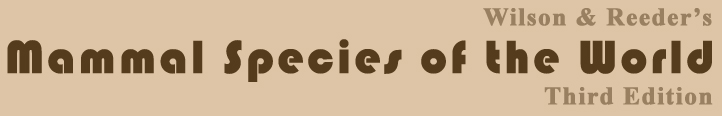 Mammal Species of the World Logo