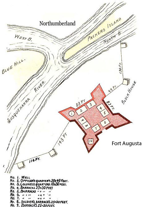 Fort Augusta Map