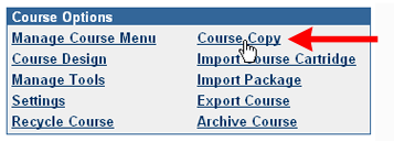 Course Copy