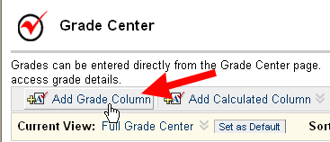 Add Grade Center Column
