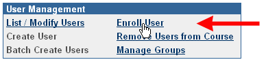 Enroll User