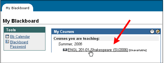 Unavailable Course