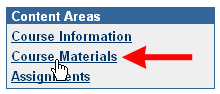 Course Materials Section