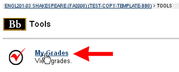 My Grades Tool