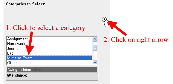 Choose First Category to Weight