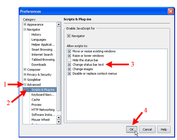 Advanced JavaScript Options
