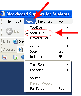 Display Status Bar