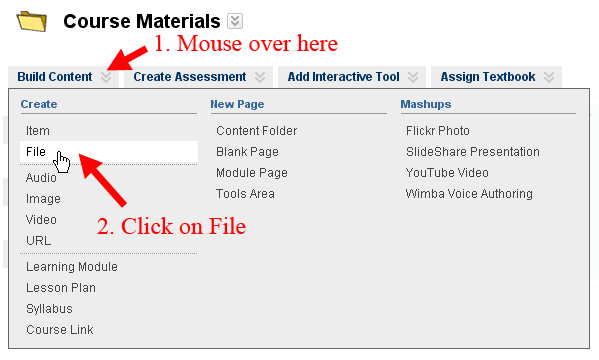 Create File in Content Area