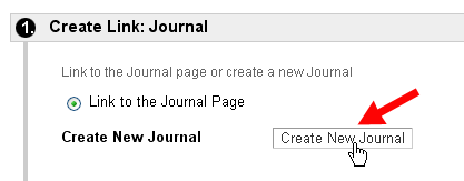 Create New Journal
