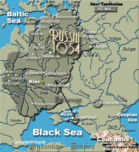 Russia in 1054 AD